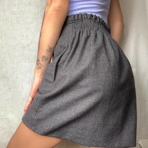 Grey J. Crew Skirt With Pockets